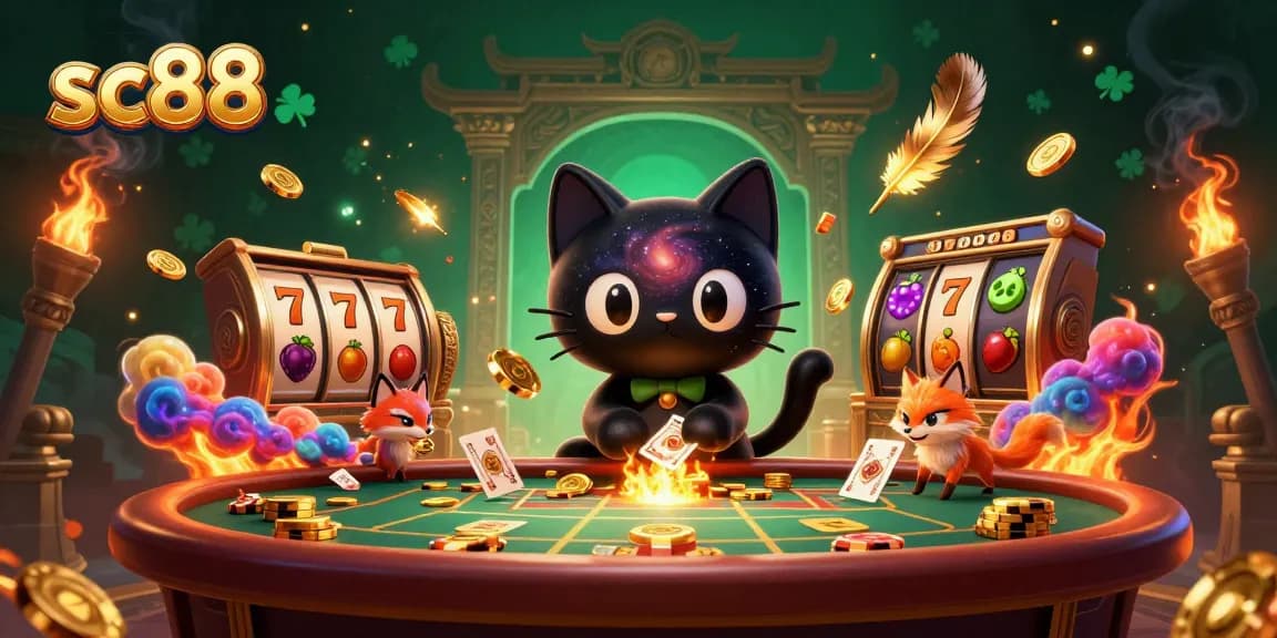 Win jackpots at sc88 while enjoying an ultra-detailed cosmic casino experience.