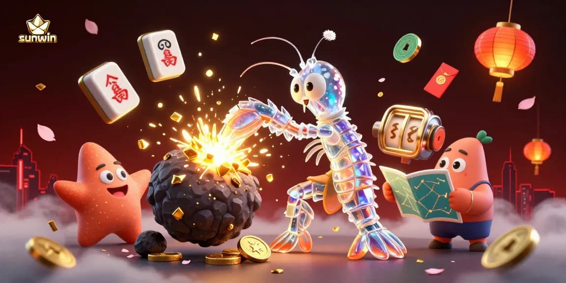 Experience exciting gaming moments with sunwin as a galactic samurai fights for gems and coins.