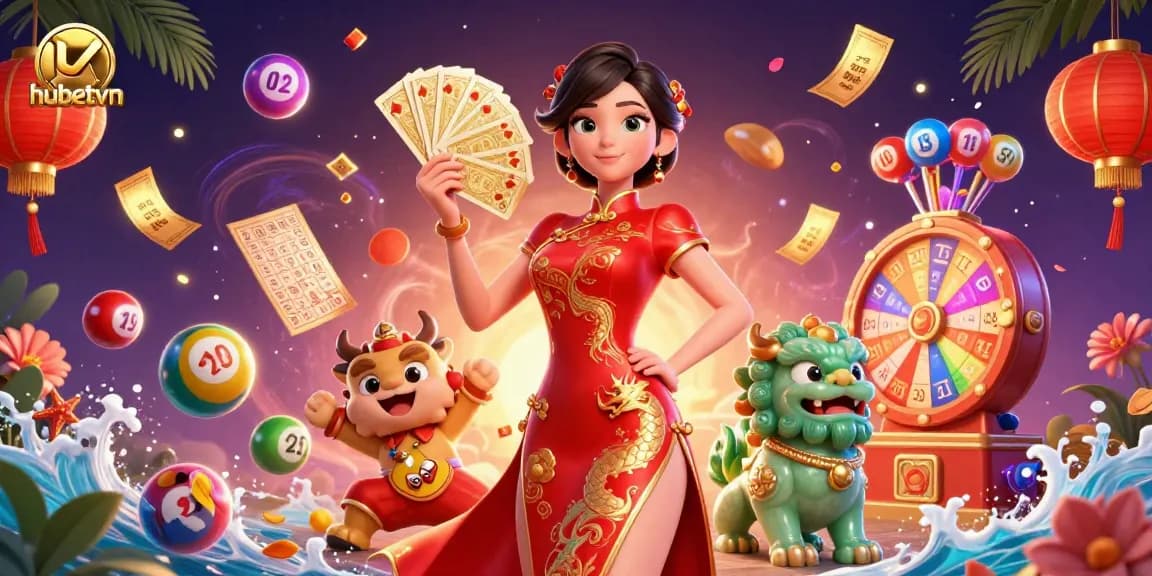 Experience thrilling gaming with hubetvn's dynamic casino scene showcasing all-time favorites.