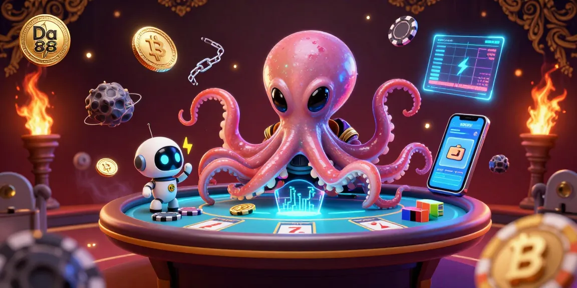 Engage with Da 88 as the alien octopus deals at an intergalactic poker game with crypto coins.