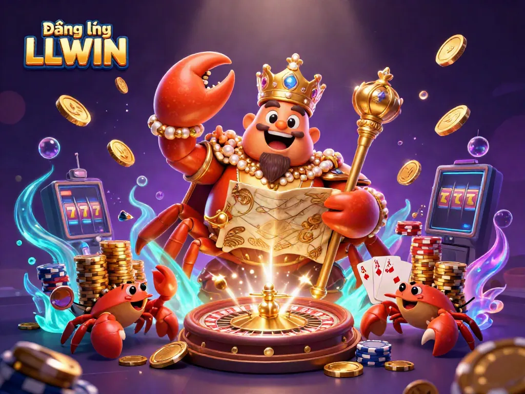 Engage in an exciting gaming experience with Đăng nhập LLWIN surrounded by vibrant gambling elements.