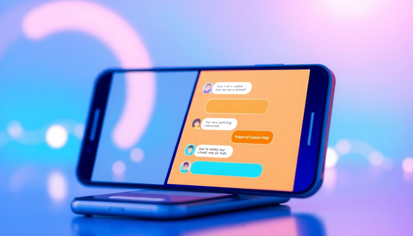Engaging AI chat interface showcasing Crushon IA characters on a smartphone.
