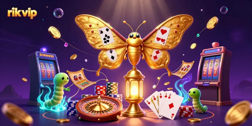 Engage with rik vip while experiencing dynamic casino scenes featuring vivid 3D characters and game elements.