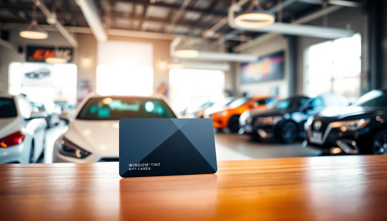 Purchase a window tint gift card as a perfect present for car lovers.