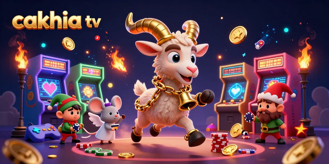 Cakhia TV showcases a lively casino scene with characters playing games and stealing chips, highlighting fun gambling action.